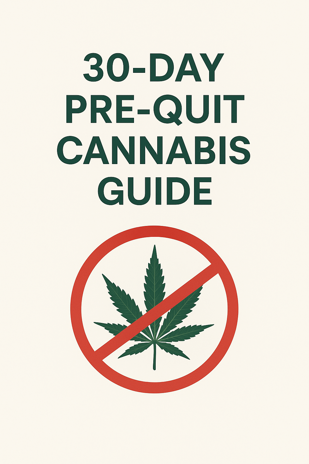 30-Day Pre Quit Cannabis Guide
